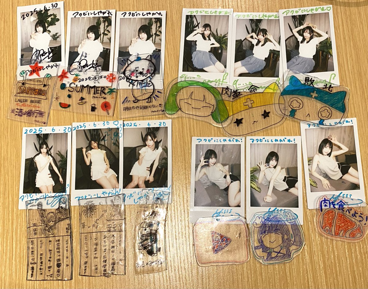 AqbiRec's tweet image. 『アクビにしやがれ』ご視聴ありがとうございました‼️
アーカイブは一週間後の7/7(月)23:59まで公開ですので是非ご覧ください👀
📺ツイキャス
twitcasting.tv/aqbirec/movie/…
配信中に作成したプラバンは「AQBI ONLINE STORE」にて抽選販売中です💥
🛒AQBI ONLINE STORE
aqbi.base.shop
~7/6