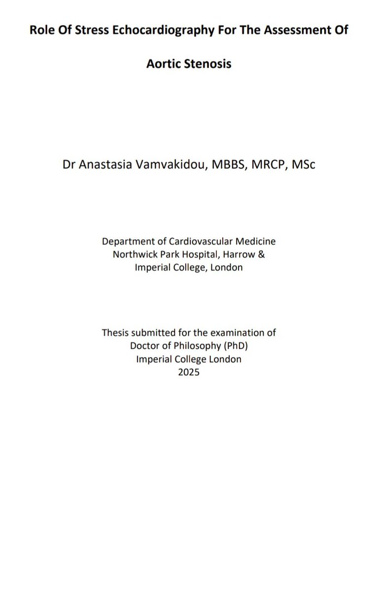 Benoy Shah MD (@dr_benoy_n_shah) on Twitter photo Many congratulations to Dr <a href="/AVamvakidou/">Anastasia Vamvakidou</a> on passing her PhD viva (subject to minor corrections, of course 😄)!
A pleasure to conduct her viva together with the inimitable <a href="/ProfDFrancis/">Prof Darrel Francis ☺ Mk CardioFellows Great Again</a>
An enjoyable 3hrs for us, maybe less so for Anastasia! 😆 Many congratulations to Dr <a href="/AVamvakidou/">Anastasia Vamvakidou</a> on passing her PhD viva (subject to minor corrections, of course 😄)!
A pleasure to conduct her viva together with the inimitable <a href="/ProfDFrancis/">Prof Darrel Francis ☺ Mk CardioFellows Great Again</a>
An enjoyable 3hrs for us, maybe less so for Anastasia! 😆