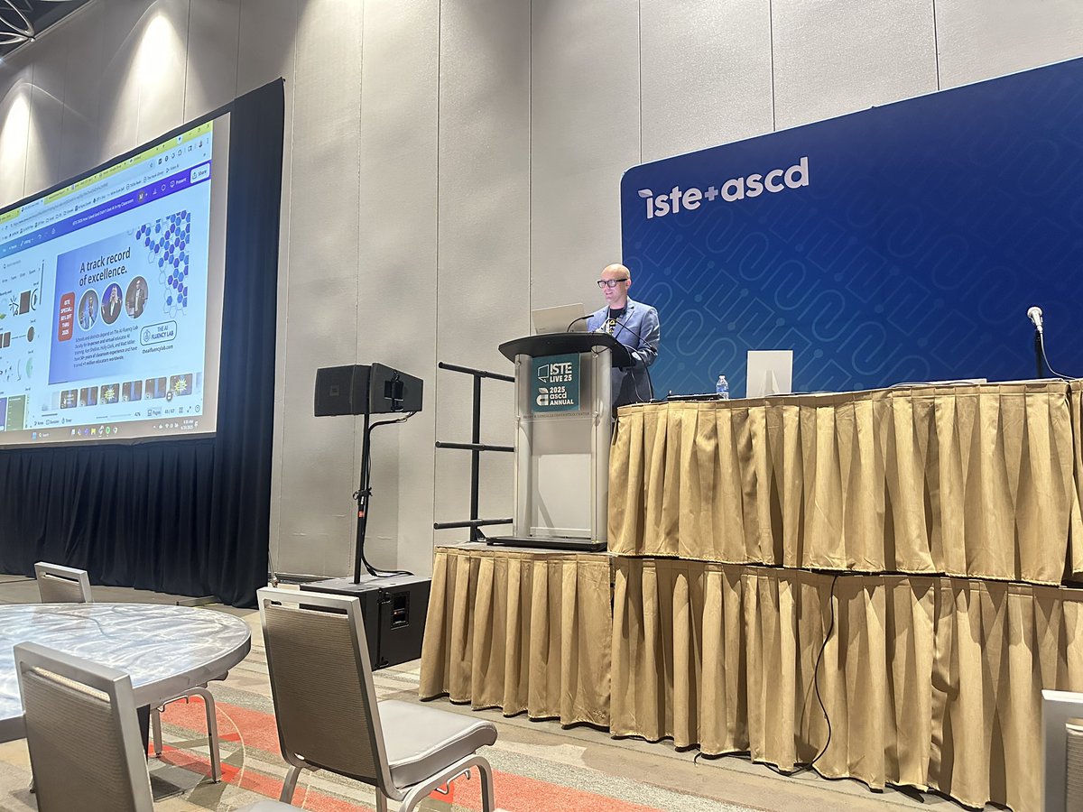 Getting the day started with <a href="/ditchthattext/">Matt Miller</a> - How I Used (&amp; Didn’t Use) AI in my Classroom #ISTELive25 #SanAntonio