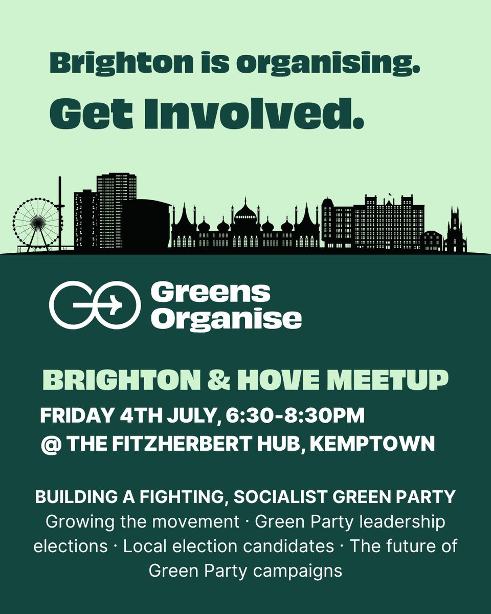 *This Friday*

📣 Greens Organise (GO)