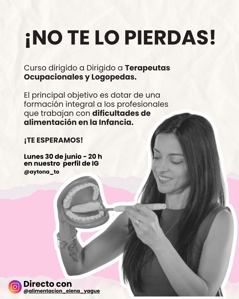 ¡¡En una hora nos vemos en directo!! Con Elena Yagüe coordinadora de la formación en alimentación, a las 20h en nuestro perfil de IG 🧐 🤗