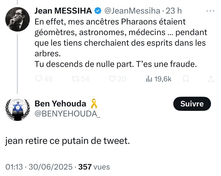 IIFBS_'s tweet image. « Vite Hossam, les goyim risquent de comprendre ! »