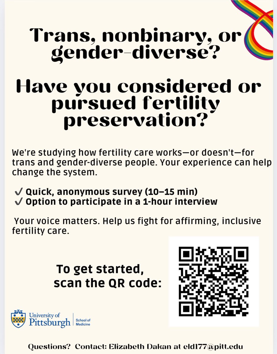 Medical Student Pride Alliance (@mspa_national) on Twitter photo Opportunity to participate in LGBTQ-related research! See QR code or email eldl77@pitt.edu to participate! #stempride Opportunity to participate in LGBTQ-related research! See QR code or email eldl77@pitt.edu to participate! #stempride