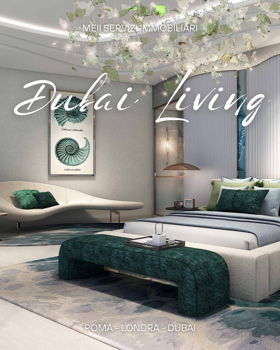 meiiservizi's tweet image. 🍃 Una palette raffinata, forme ispirate alla natura e ambienti che parlano di pace e lusso, in questo angolo di Dubai.

📱 Prenota una video-visita o ricevi la brochure digitale.
@meiiservizi 

#DubaiLiving #HarmonyDesign #LuxuryInteriors #DreamHomeDubai #EstatePromoLuxury