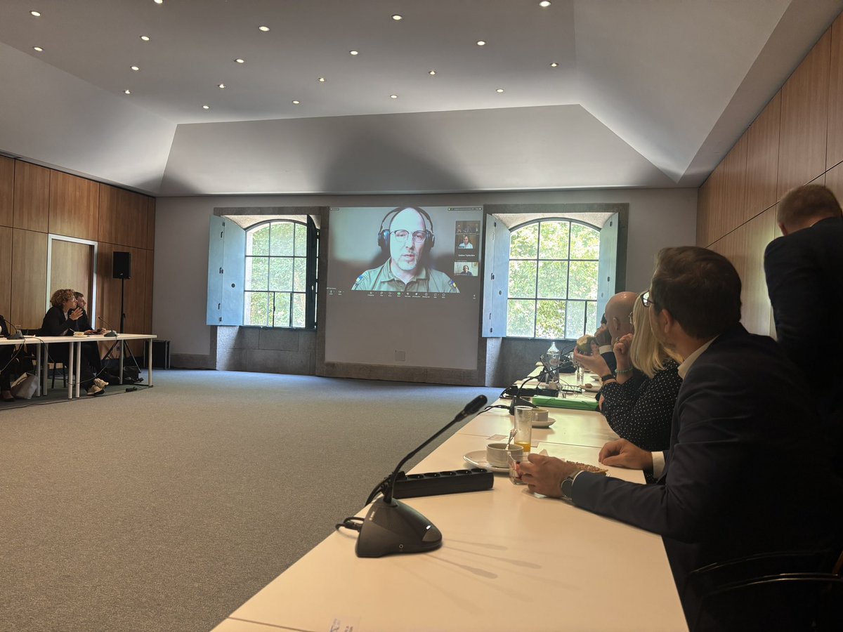 After a successful seminar arranged by the Swedish, Finnish and Ukranian delegations to <a href="/oscepa/">OSCE PA</a> it’s now time for another important meeting with the Parliamentary Support Team for #Ukraine. 🇺🇦🇺🇦🇺🇦

#SlavaUkraini #SlavaUkraïni