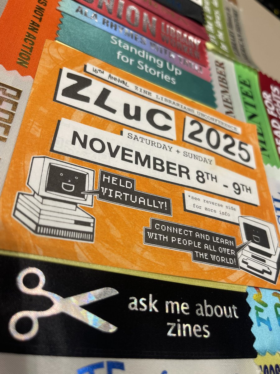 This year’s event will be held online on Saturday, November 8th and Sunday, November 9th. An unConference is a participant centric conference that is more concerned with the value to the participants rather than the value for the sponsors or organizers. The Zine Librarians