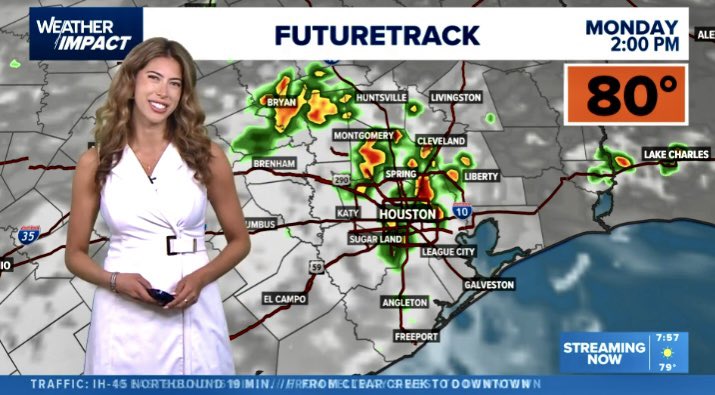 Kim Castro (@kimcastrowx) on Twitter photo Happy Monday!☀️
High temp: 96
Feels like: 103
Storm Chance: 12-4PM, 30%
This week heat ramps up and rain chances back off!
<a href="/KHOU/">KHOU 11 News Houston</a> #khou11 Happy Monday!☀️
High temp: 96
Feels like: 103
Storm Chance: 12-4PM, 30%
This week heat ramps up and rain chances back off!
<a href="/KHOU/">KHOU 11 News Houston</a> #khou11