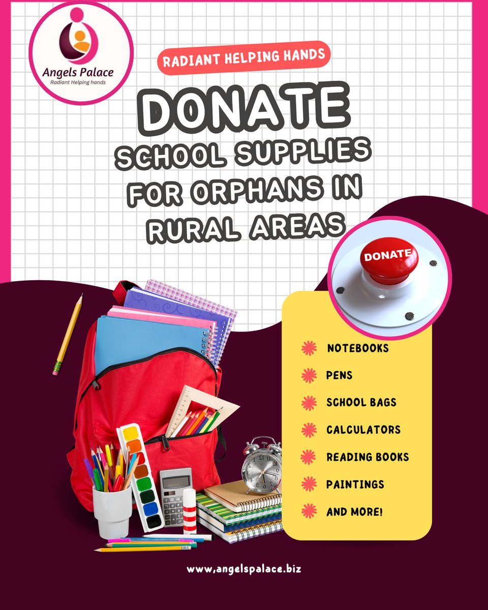 Angelspalacengo's tweet photo. Support our Mentorship Camp for rural orphans &amp; vulnerable children! Donate stationery (pens, pencils, notebooks) &amp; empower their education. Let's create a brighter future together! #MentorshipMatters #EducationForAll #SupportRuralOrphans https://t.co/CBUvYE3xoU