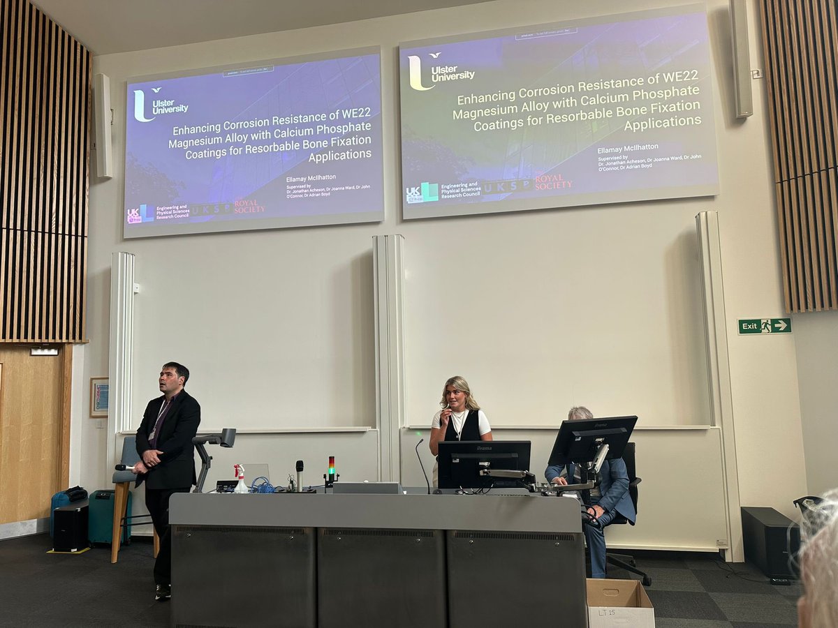 Adrian Boyd (@boyd_ar) on Twitter photo Great flash presentations on their work to date from the School of Engineering PhD students, Ulster University at the opening session of this year’s UK Society for Biomaterials Annual Conference in Lancaster. A busy few days ahead. <a href="/UlsterUni/">Ulster University</a> <a href="/UUEngineering/">UU Engineering at Belfast</a> <a href="/UlsterUniPhD/">Doctoral College</a> Great flash presentations on their work to date from the School of Engineering PhD students, Ulster University at the opening session of this year’s UK Society for Biomaterials Annual Conference in Lancaster. A busy few days ahead. <a href="/UlsterUni/">Ulster University</a> <a href="/UUEngineering/">UU Engineering at Belfast</a> <a href="/UlsterUniPhD/">Doctoral College</a>