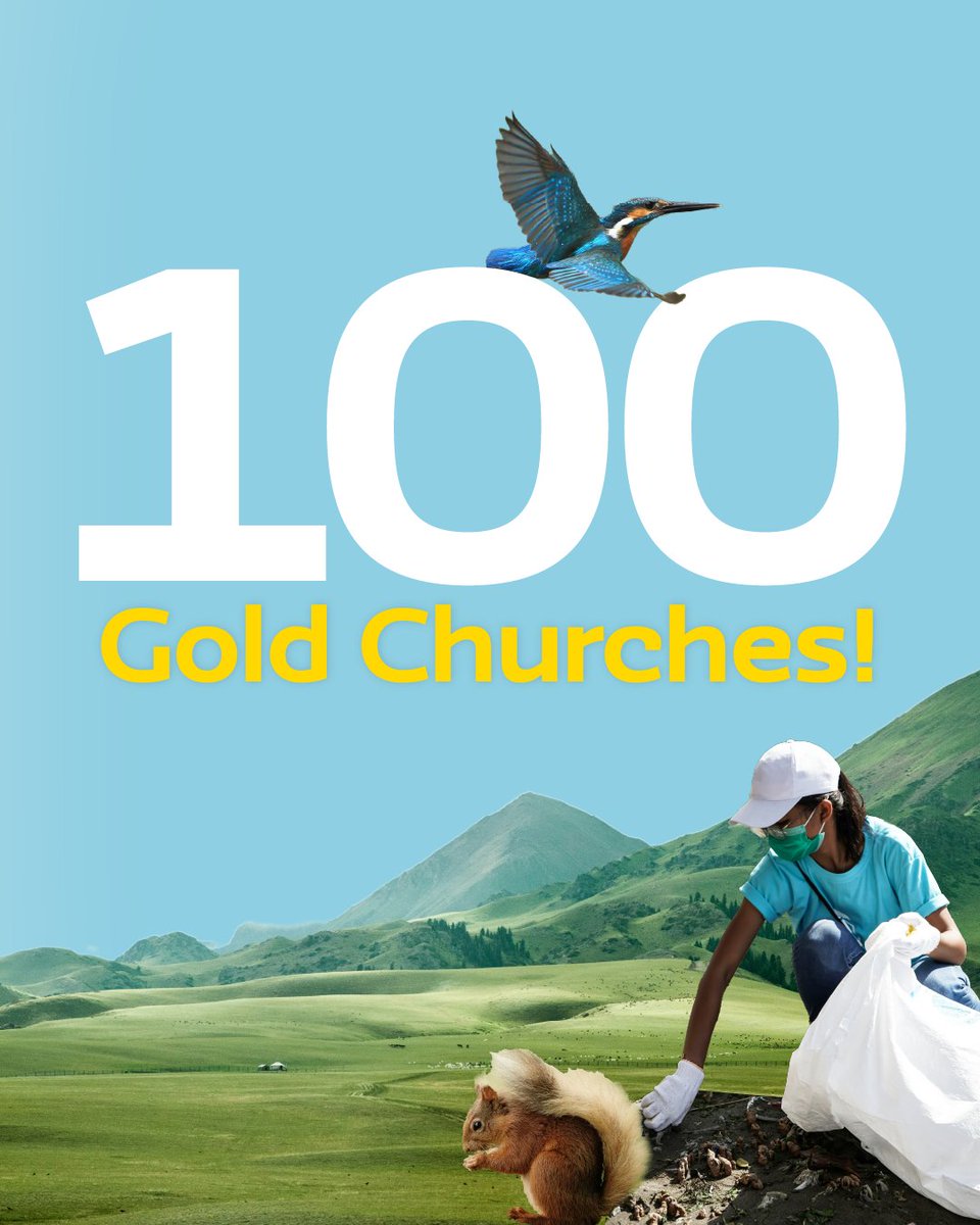 🎉 We're celebrating a milestone – the 100th Eco Church Gold Award! Congratulations to St Francis Church, High Heaton, for achieving Gold after starting their journey in 2016. From Bronze to Silver and now Gold! 

Read more about Eco Church's growth 📲 arocha.org.uk/100-gold-eco-c…