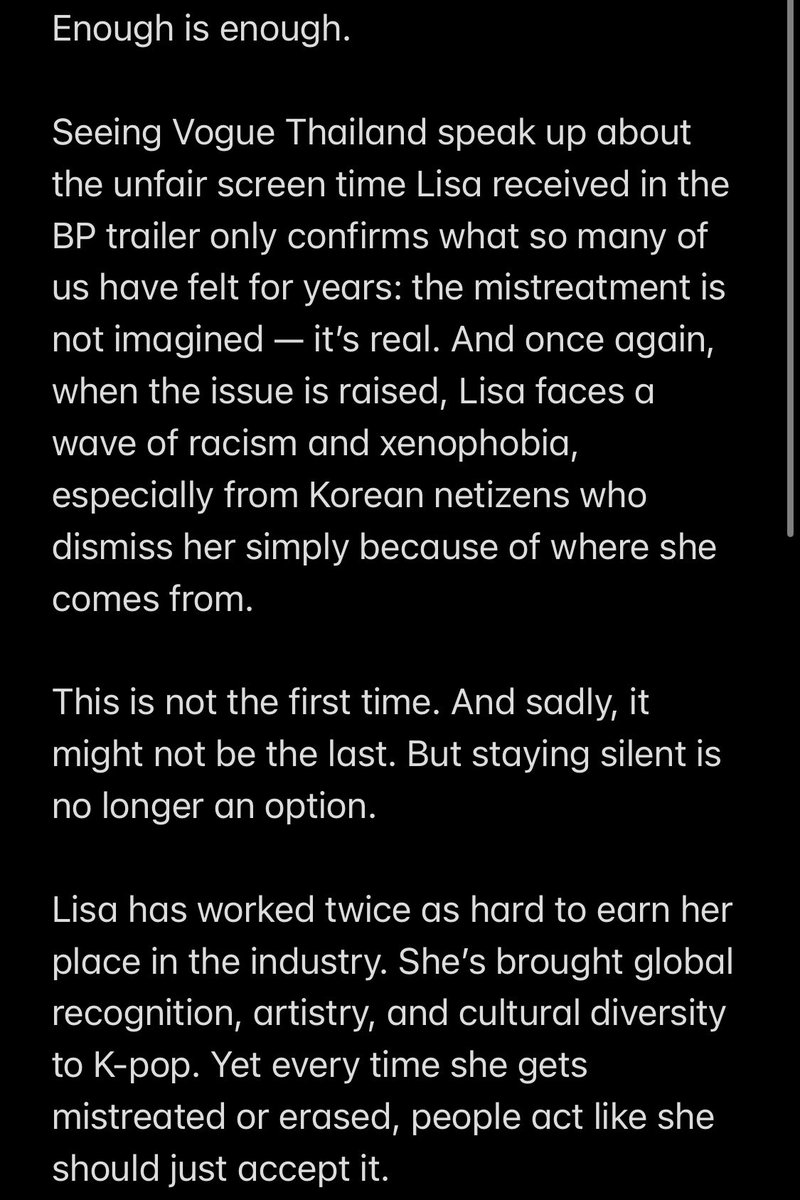 LSNTEAM_'s tweet photo. #RespectLISA https://t.co/dPcdQc7Mcm