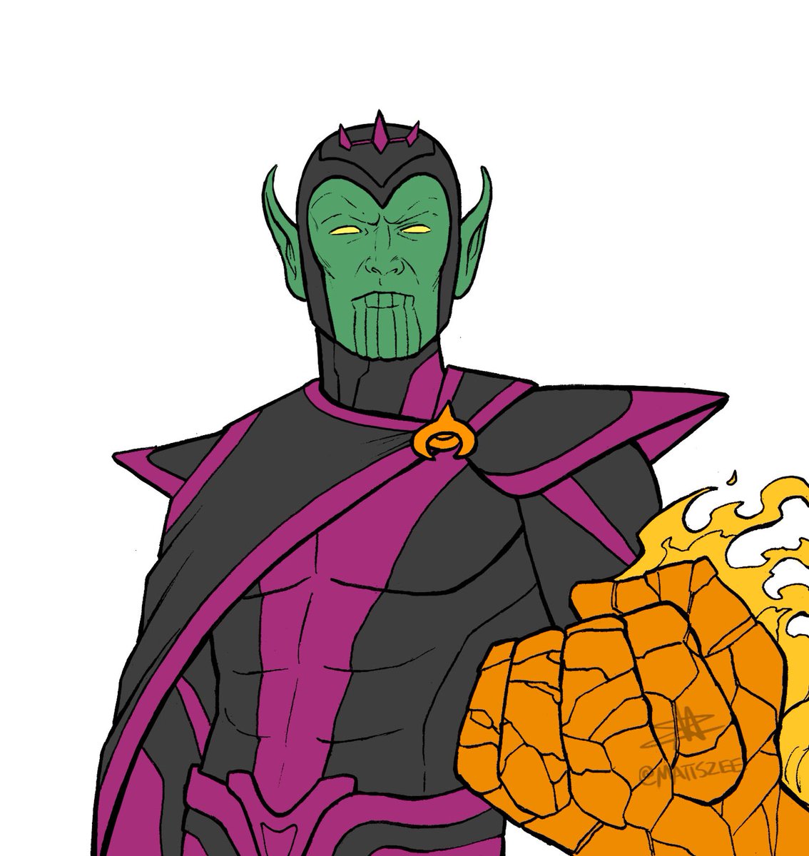mattszee's tweet image. Annihilus and Super-skrull