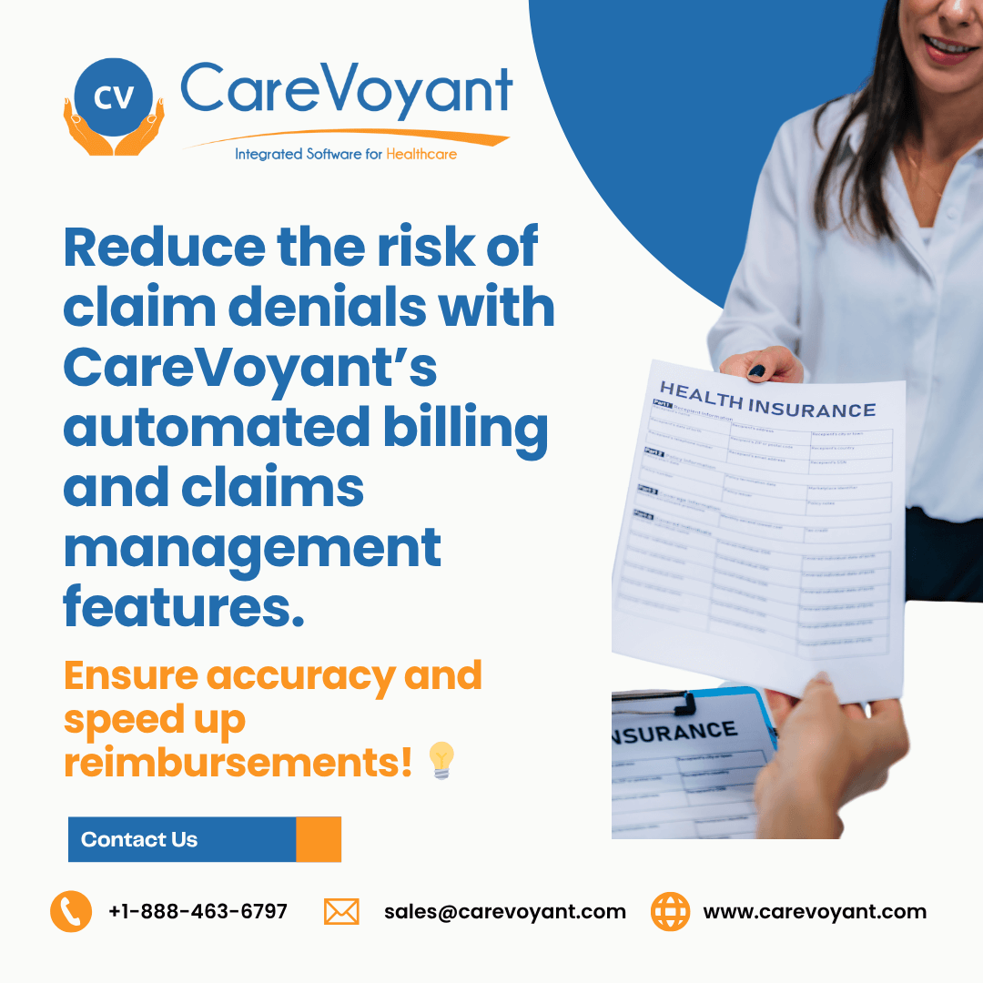 CareVoyant's tweet image. Reduce the risk of #claimdenials with CareVoyant’s automated billing and claims management features. Ensure accuracy and speed up reimbursements! 💡 #RevenueCycleOptimization carevoyant.com/home-healthcar…