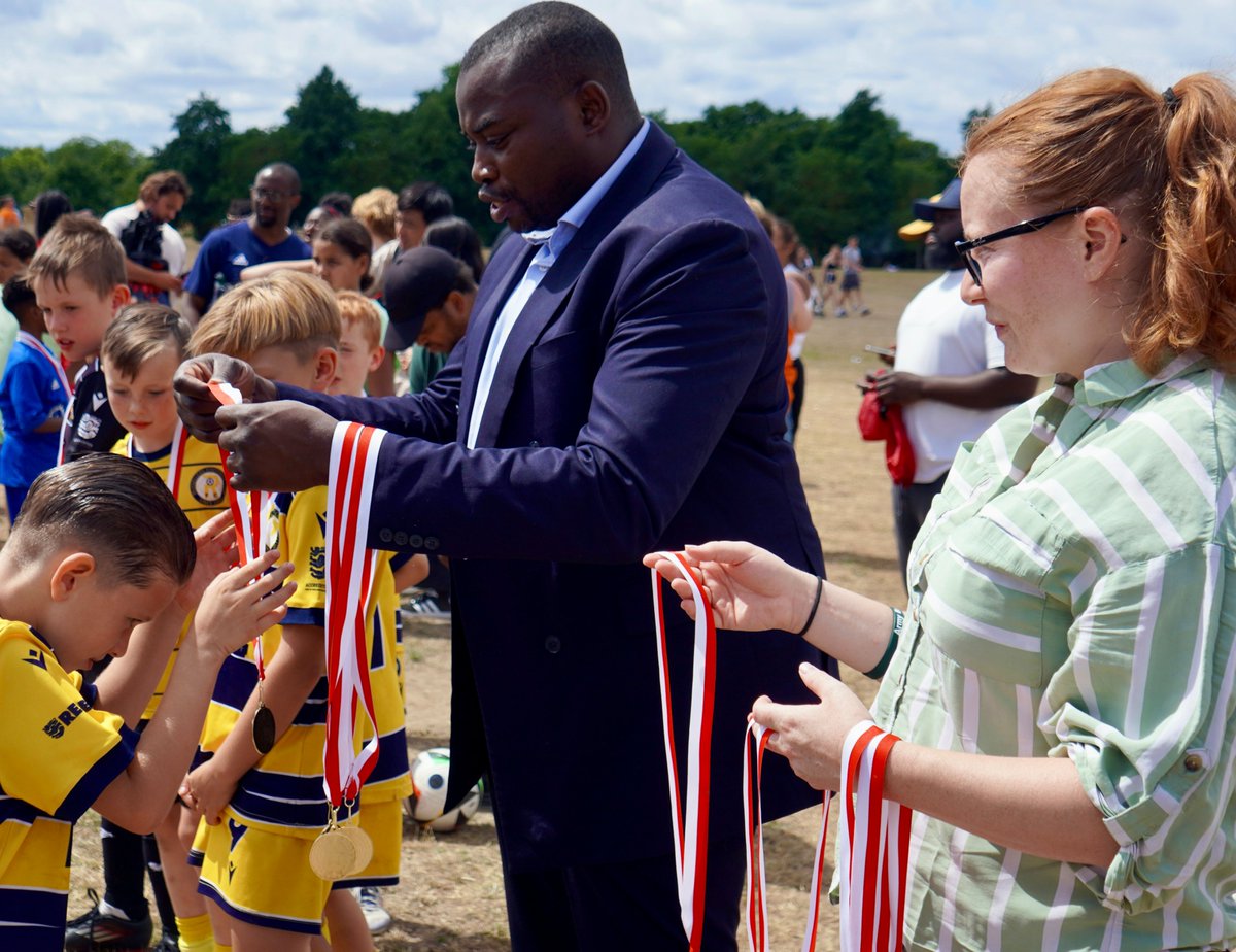 Charlton Athletic Community Trust (@cafctrust) on Twitter photo 🙌 Many thanks to <a href="/MrOkereke/">Cllr Anthony Okereke</a> and <a href="/racheltaggart5/">Rachel Taggart-Ryan</a> for supporting Saturday’s tournament at Woolwich Barracks!
#cafc | <a href="/FSD_CACT/">CACT Football and Sports Development</a> 🙌 Many thanks to <a href="/MrOkereke/">Cllr Anthony Okereke</a> and <a href="/racheltaggart5/">Rachel Taggart-Ryan</a> for supporting Saturday’s tournament at Woolwich Barracks!
#cafc | <a href="/FSD_CACT/">CACT Football and Sports Development</a>