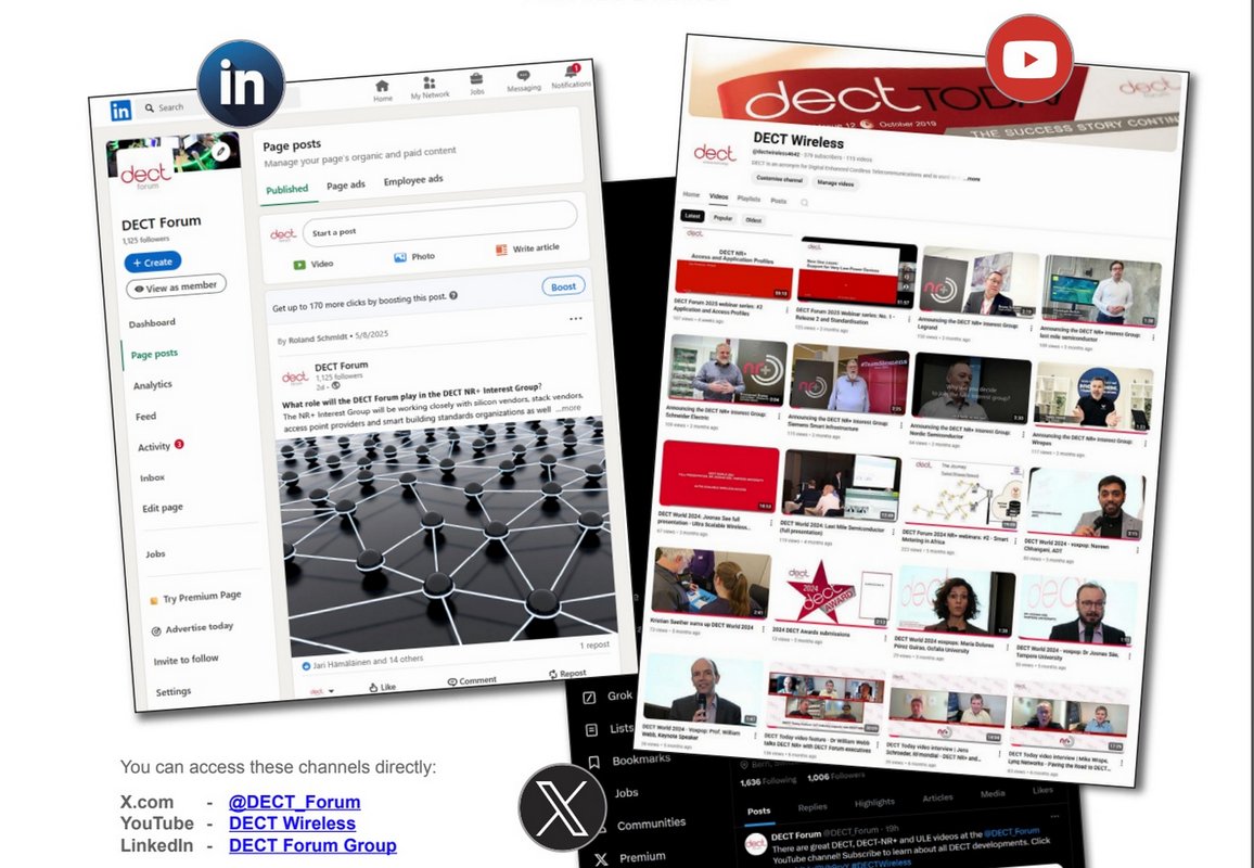 DECT Forum (@dect_forum) on Twitter photo Are you following our social media? <a href="/DECT_Forum/">DECT Forum</a> is busy on YouTube ('DECT Wireless') and at LinkedIn ('DECT Forum'). Subscribe to our magazine too - ift.tt/qephYzW #DECT #DECTWireless #DECTNRplus Are you following our social media? <a href="/DECT_Forum/">DECT Forum</a> is busy on YouTube ('DECT Wireless') and at LinkedIn ('DECT Forum'). Subscribe to our magazine too - ift.tt/qephYzW #DECT #DECTWireless #DECTNRplus