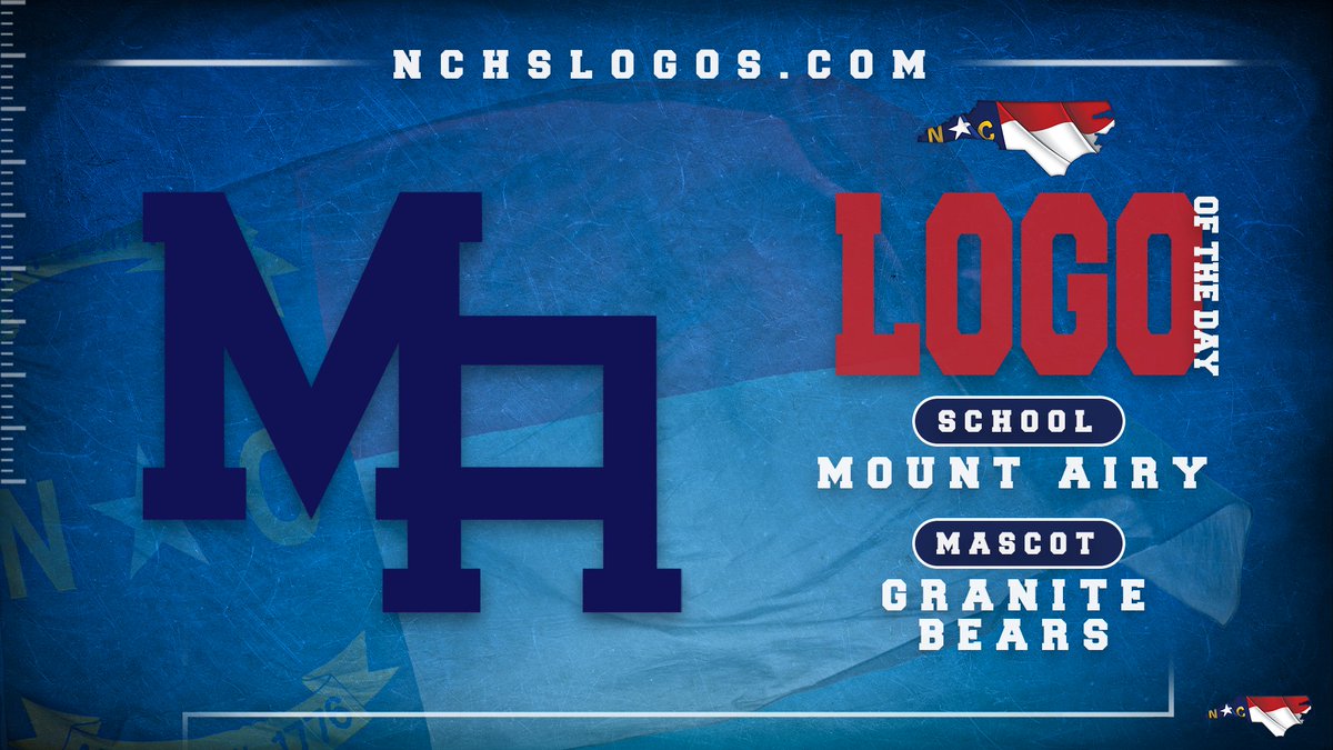 NC High School Logos (@nchslogos) on Twitter photo Our #NCHSLogoOfTheDay takes us back up to Surry County to✔️out the Mount Airy Granite Bears🟦◻️
<a href="/GraniteBears/">MA Athletics</a> <a href="/GraniteBearsFB/">Mount Airy Football</a> <a href="/AiryBaseball/">Mount Airy Baseball</a> <a href="/MAHSWrestling_/">Mount Airy Wrestling</a> <a href="/granitesquad/">GSOD</a> <a href="/granitestrong1/">Granite Strong</a>
nchslogos.com/MountAiry_Gran…
#nchsfb #nchshoops Our #NCHSLogoOfTheDay takes us back up to Surry County to✔️out the Mount Airy Granite Bears🟦◻️
<a href="/GraniteBears/">MA Athletics</a> <a href="/GraniteBearsFB/">Mount Airy Football</a> <a href="/AiryBaseball/">Mount Airy Baseball</a> <a href="/MAHSWrestling_/">Mount Airy Wrestling</a> <a href="/granitesquad/">GSOD</a> <a href="/granitestrong1/">Granite Strong</a>
nchslogos.com/MountAiry_Gran…
#nchsfb #nchshoops