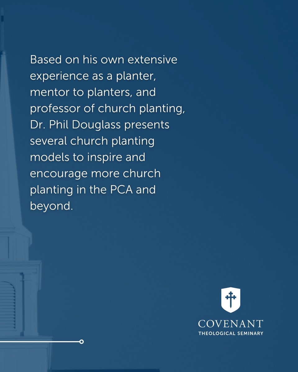 CovSeminary's tweet image. Last month, Dr. Phil Douglass began an overview of 20 models for church planting based on his own extensive experience. In part 2, he presents several more church planting models to inspire and encourage church planting in the PCA and beyond.
🔗: covenantseminary.edu/theology/twent…
