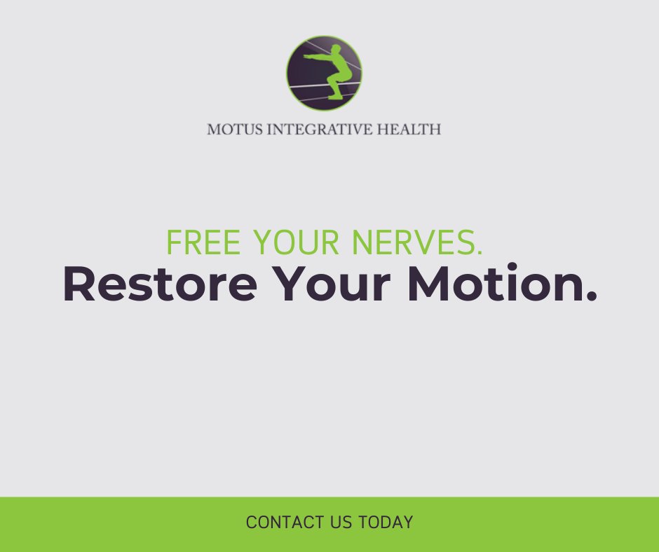 motusinhealth_'s tweet image. Improve nerve mobility and reduce pain with neurodynamics. Book your session today! 
#Neurodynamics #PainRelief 

bit.ly/3J3Zrzp
