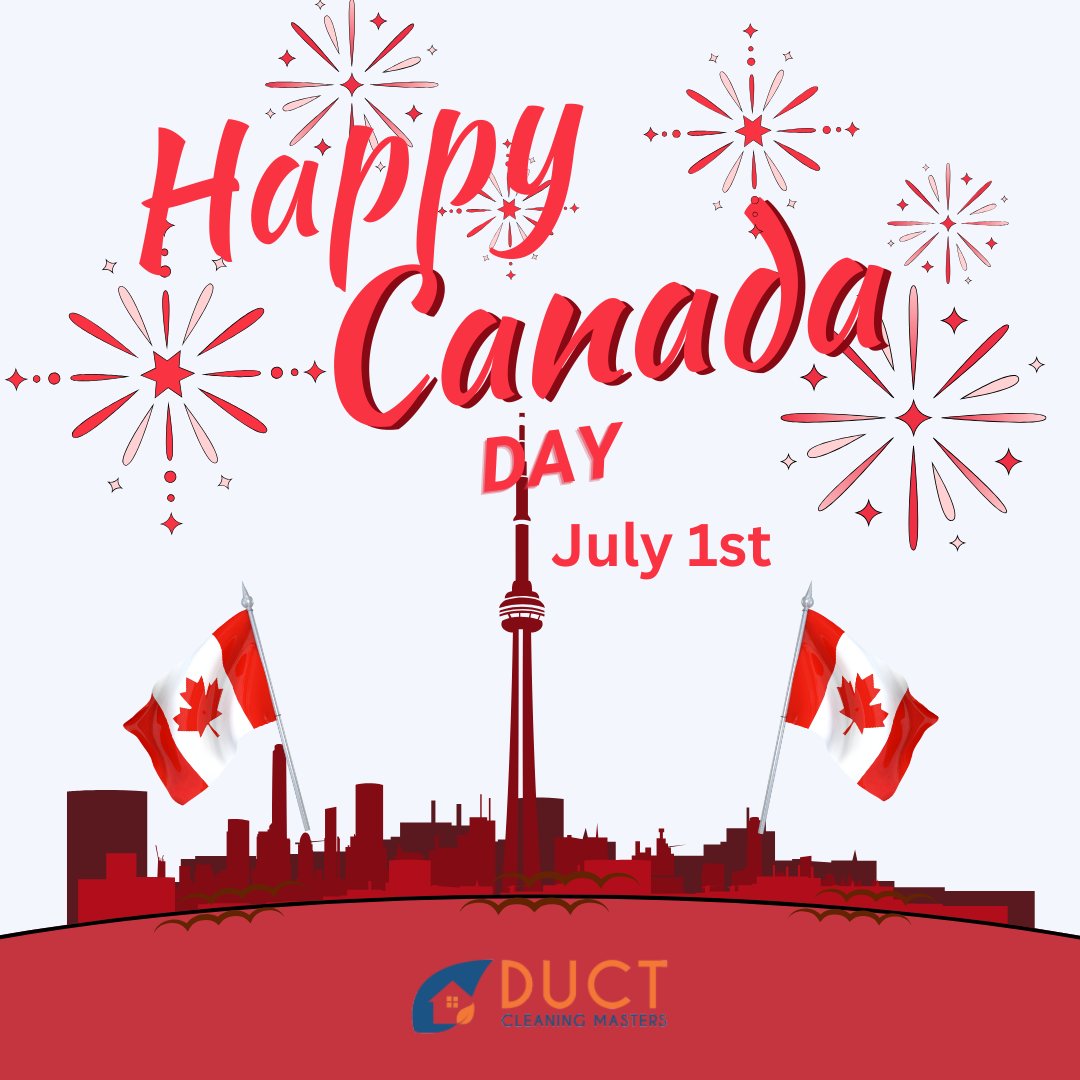 DuctClngMasters's tweet photo. Wishing everyone a day filled with pride, joy, and celebration! As a Canadian-owned business, we’re proud to help create beautiful spaces in homes across this great country.
Enjoy the day with family, friends, and plenty of red &amp; white spirit! 
#HappyCanadaDay #ProudlyCanadian https://t.co/yO0mvazhpP