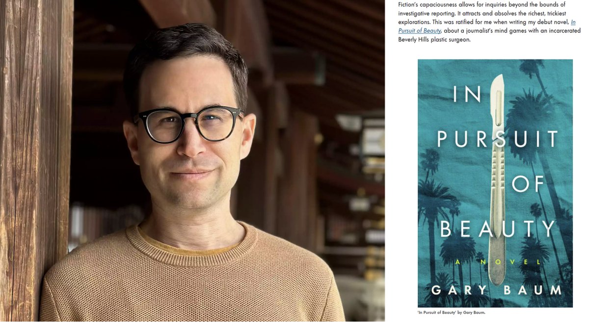 Blackstone Publishing (@blackstoneaudio) on Twitter photo "Fiction’s capaciousness allows for inquiries beyond the bounds of investigative reporting...This was ratified for me when writing... #INPURSUITOFBEAUTY"—<a href="/garymbaum/">Gary Baum</a>, on his transition from reporter to debut novelist for <a href="/people/">People</a>.
-people.com/gary-baum-essa…
-blackstonepublishing.com/products/book-…? "Fiction’s capaciousness allows for inquiries beyond the bounds of investigative reporting...This was ratified for me when writing... #INPURSUITOFBEAUTY"—<a href="/garymbaum/">Gary Baum</a>, on his transition from reporter to debut novelist for <a href="/people/">People</a>.
-people.com/gary-baum-essa…
-blackstonepublishing.com/products/book-…?