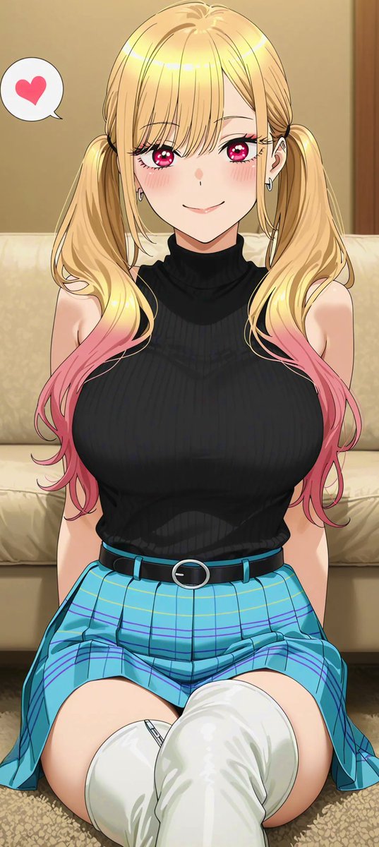 ノースリーブツインテ海夢ちゃん