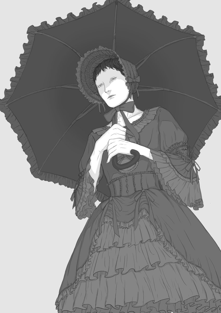 ゴスロリをきたおとこのこ