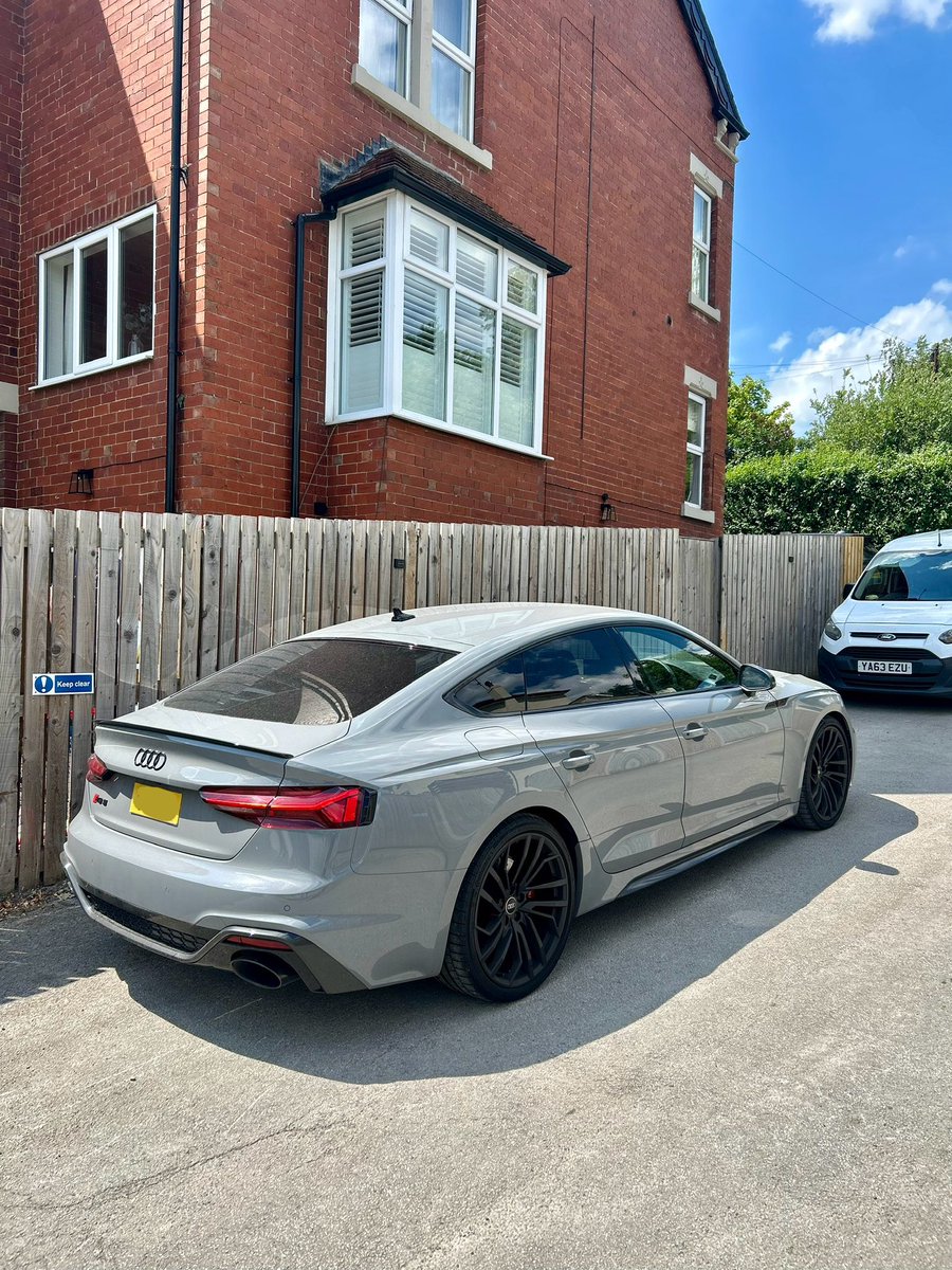 New arrival. 

2024 Audi RS5 SportBack Carbon Black edition, 1 owner and just 2,500 miles with front end PPF.