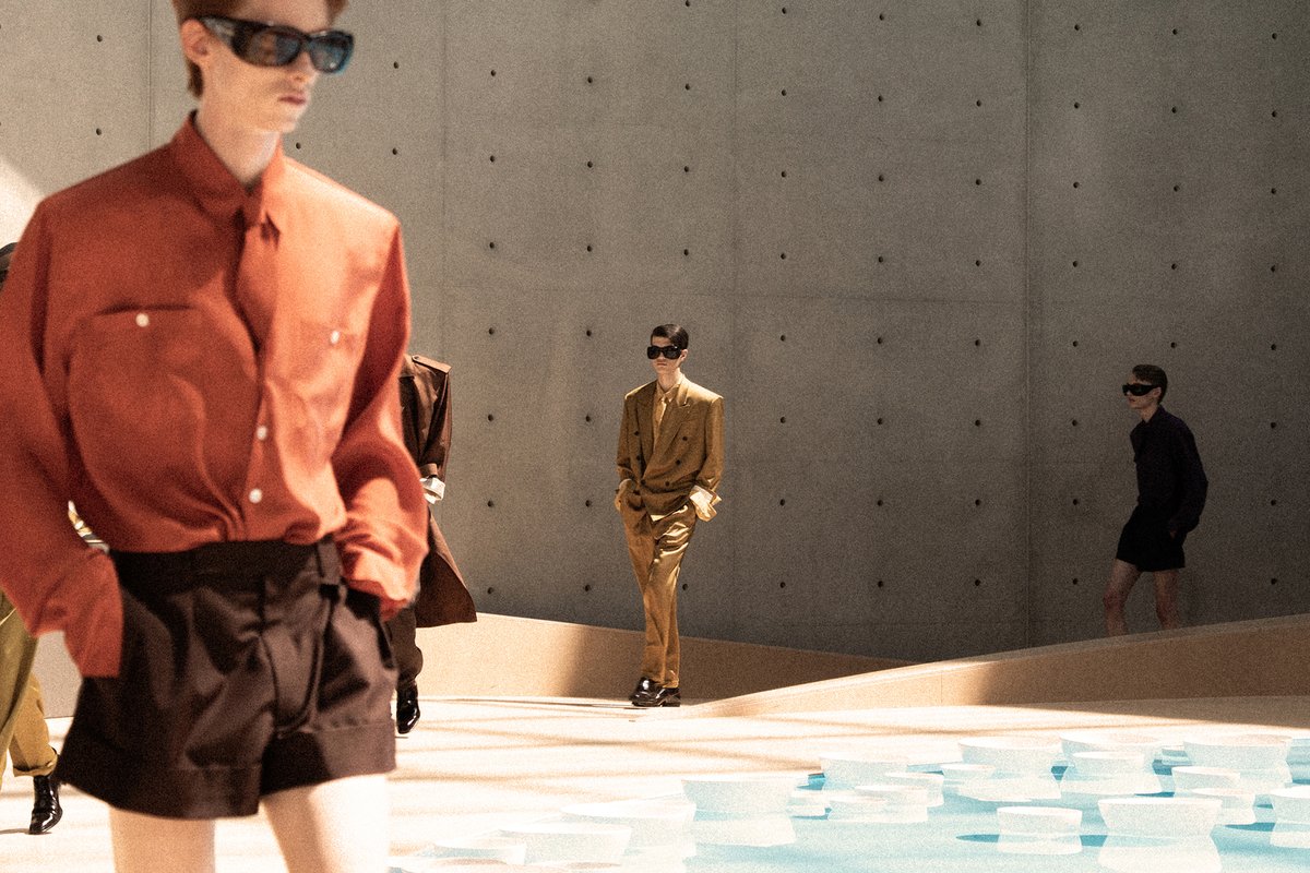 YSL and Louis Vuitton at Paris Fashion Week feature Tadao Ando’s Bourse de Commerce and Bijoy Jain’s Set Design ow.ly/1pnn50WiiFM