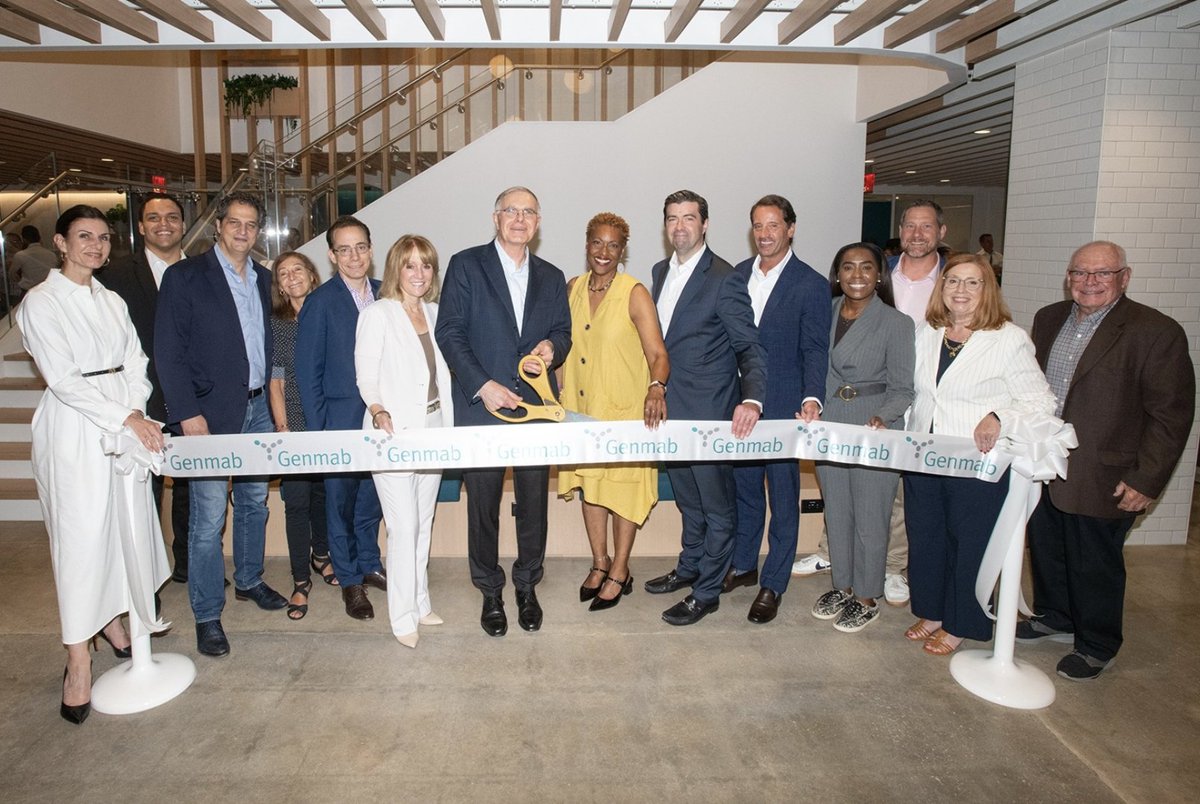 BioNJ_Org's tweet photo. Genmab, continuing its rapid growth in N.J., cuts ribbon on new site in Plainsboro 
https://t.co/vdpk4CD6px

#Genmab #LifeSciences #BiotechNJ #PlainsboroNJ #RibbonCutting #BusinessGrowth #InnovationInBiotech #CorporateExpansion #NewJerseyLifeSciences https://t.co/OptUMTl30i