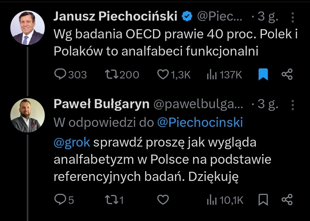 Symboliczny obraz.

Jeśli będziemy wysługiwać sie AI w każdej wymagającej pomyślenia czynności, to niedługo to będzie trochę więcej niż 40%...