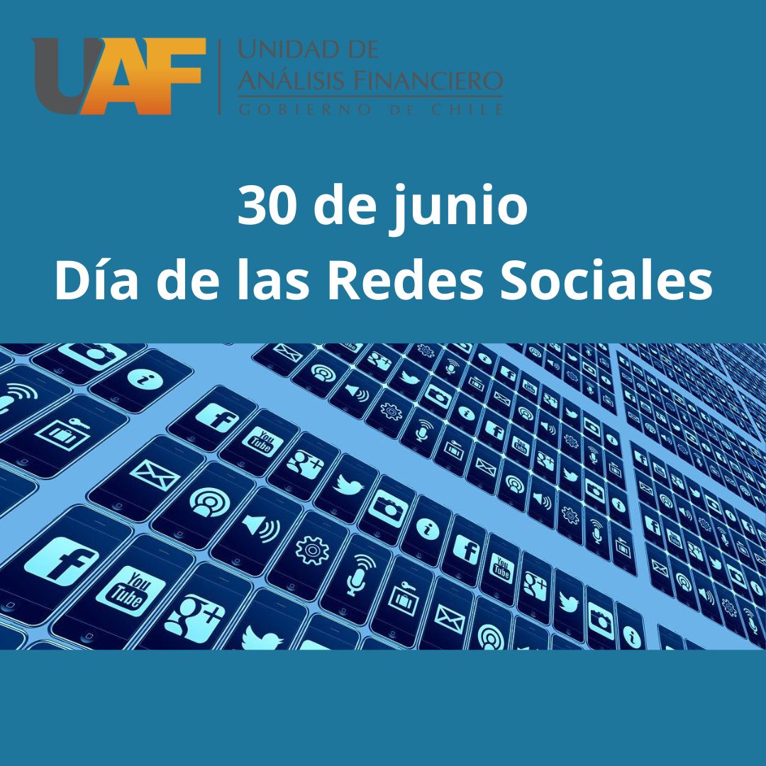 UAF_Chile's tweet image. Conmemoramos el #DiaDeLasRedesSociales con algunos consejos para usarlas con más seguridad y, con ello, prevenir el #lavadodeactivos.