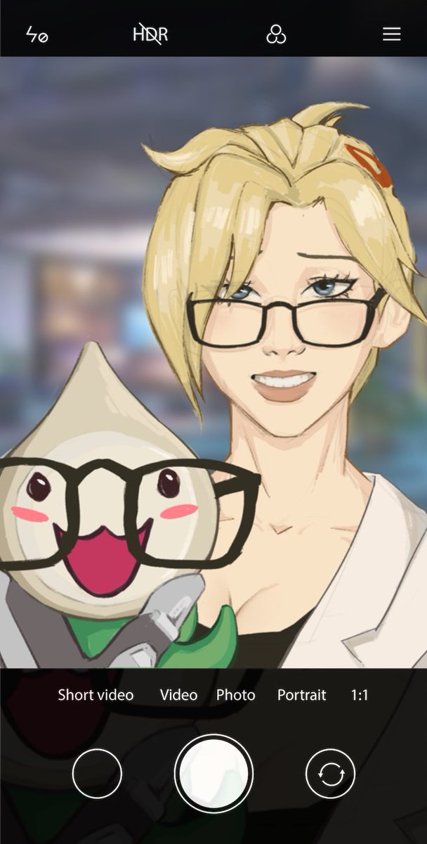 hmmande's tweet image. Genji noticed a resemblance ...

#Overwatch2 #Gency #Overwatchfanart