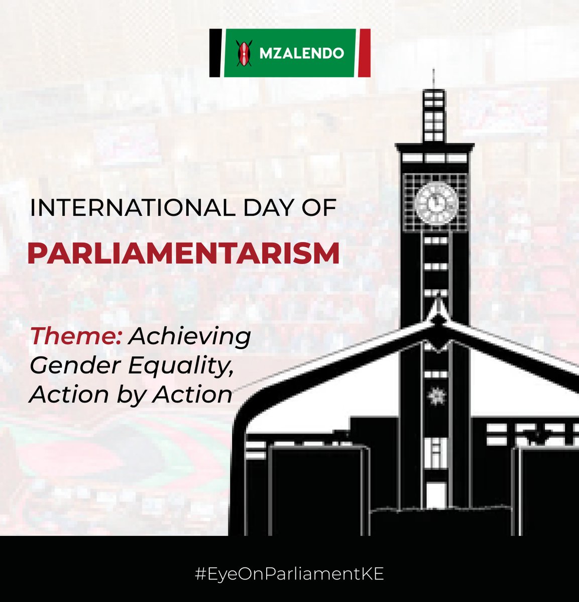 We join the world in observing the International Day of Parliamentarism, a day established in 2018 through a United Nations General Assembly Resolution.

For democracy to thrive, Parliaments, as cornerstones of functioning democracies need to be strong, transparent, accountable,