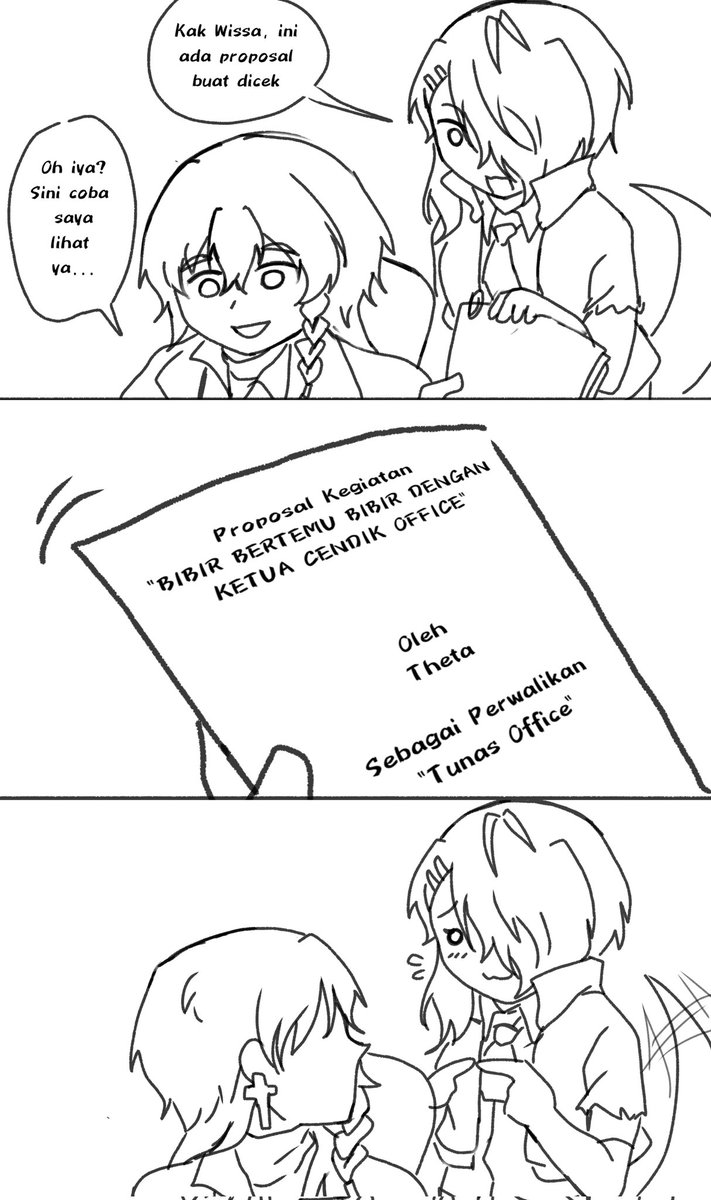 #OC

📝 : Ini belum bisa saya acc ya.
🦎 : 😔
📝 : Kamu betulin typonya dulu... Nanti pulang kantor baru saya acc.
🦎 : 😁