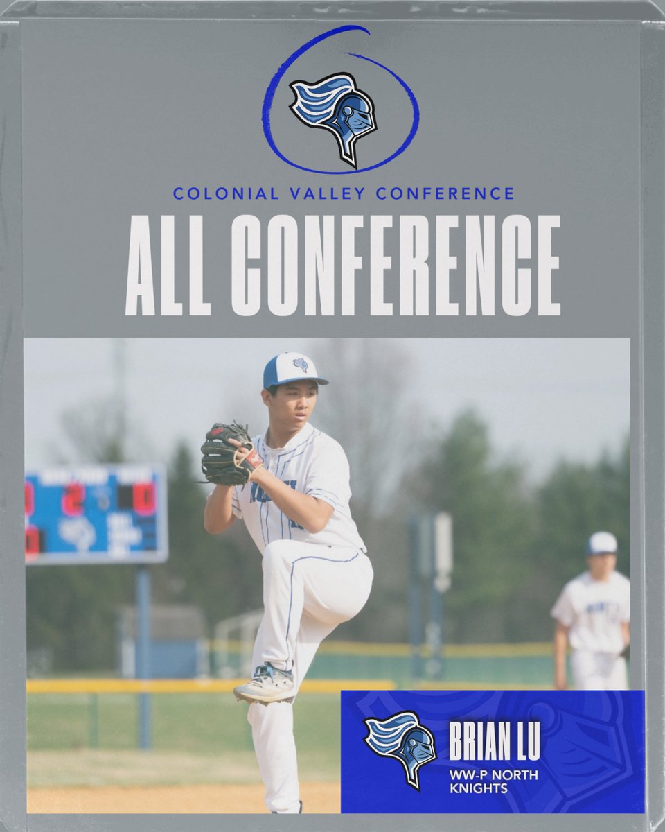 Congratulations to WW-P North baseball player Brian Lu for being named honorable mention All Colonial Valley Conference!
#greatdaytobeaknight