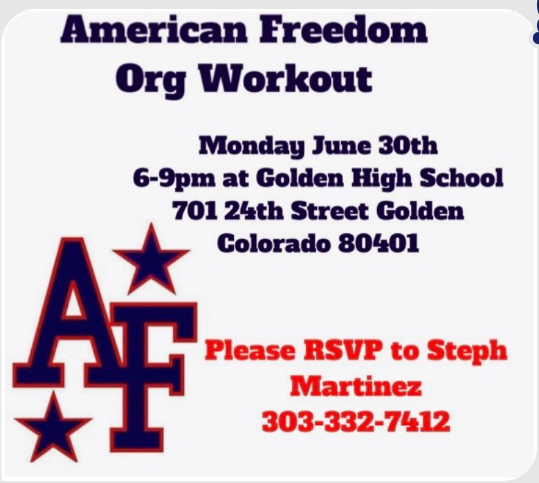 American Freedom Platinum 16U (@afplatinum16u) on Twitter photo Excited to kick off the Sparkler this evening at the <a href="/AFSBALL/">American Freedom Softball</a> organizational workout! Hope all you coaches can join us to check out these talented athletes! Excited to kick off the Sparkler this evening at the <a href="/AFSBALL/">American Freedom Softball</a> organizational workout! Hope all you coaches can join us to check out these talented athletes!