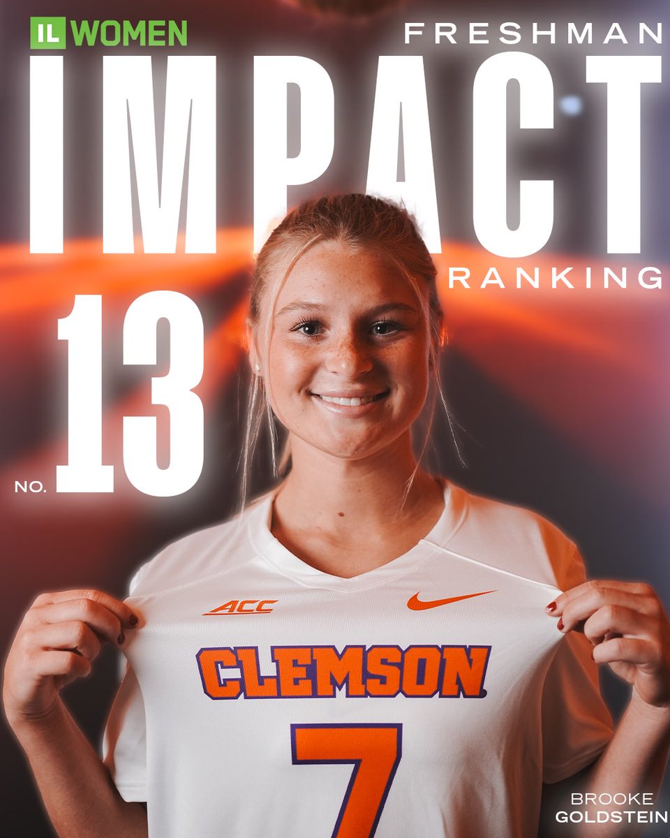 ClemsonWlax's tweet image. A big year 1️⃣ for our 🐅!
Brooke and Kira landed themselves back-to-back spots on the ILWomen Top 25 Freshman List!