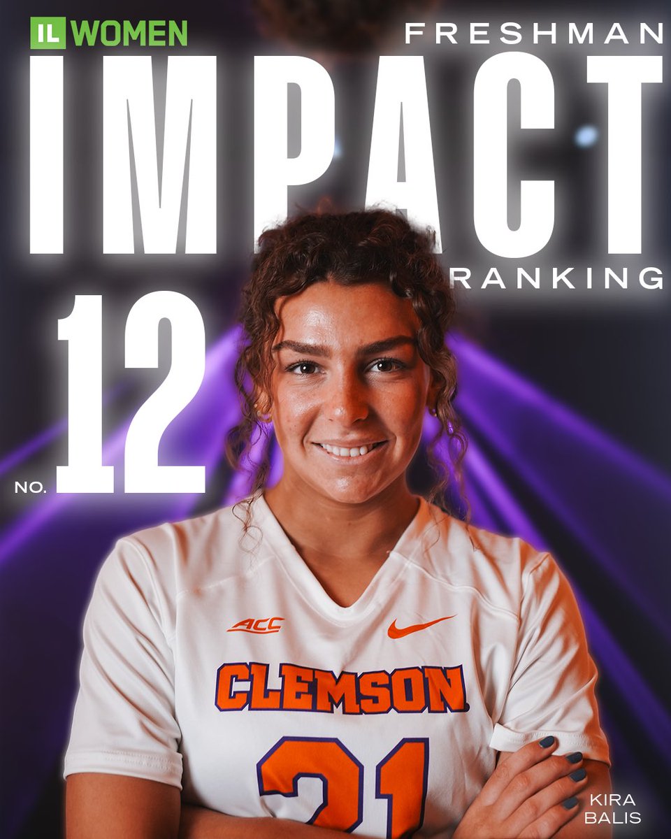 ClemsonWlax's tweet image. A big year 1️⃣ for our 🐅!
Brooke and Kira landed themselves back-to-back spots on the ILWomen Top 25 Freshman List!