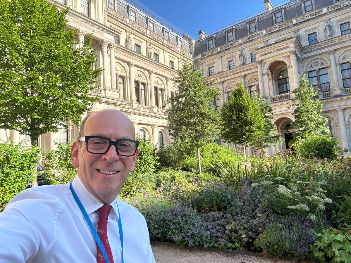 Governor Pruce: 'I'm in the UK for a conference with Governors, Ambassadors &amp; High Commissioners, to discuss important issues with Ministers. I'll then have surgery on my left shoulder after dislocating it last year. I am looking forward to returning to the BVI once recovered!'