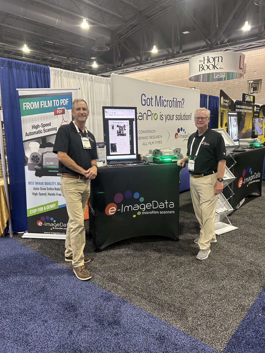 eImageData's tweet image. Last call! Don’t miss your chance to see the ScanPro® in action at #ALA2025. Visit Booth #816 before the show ends! #ScanPro #Microfilm