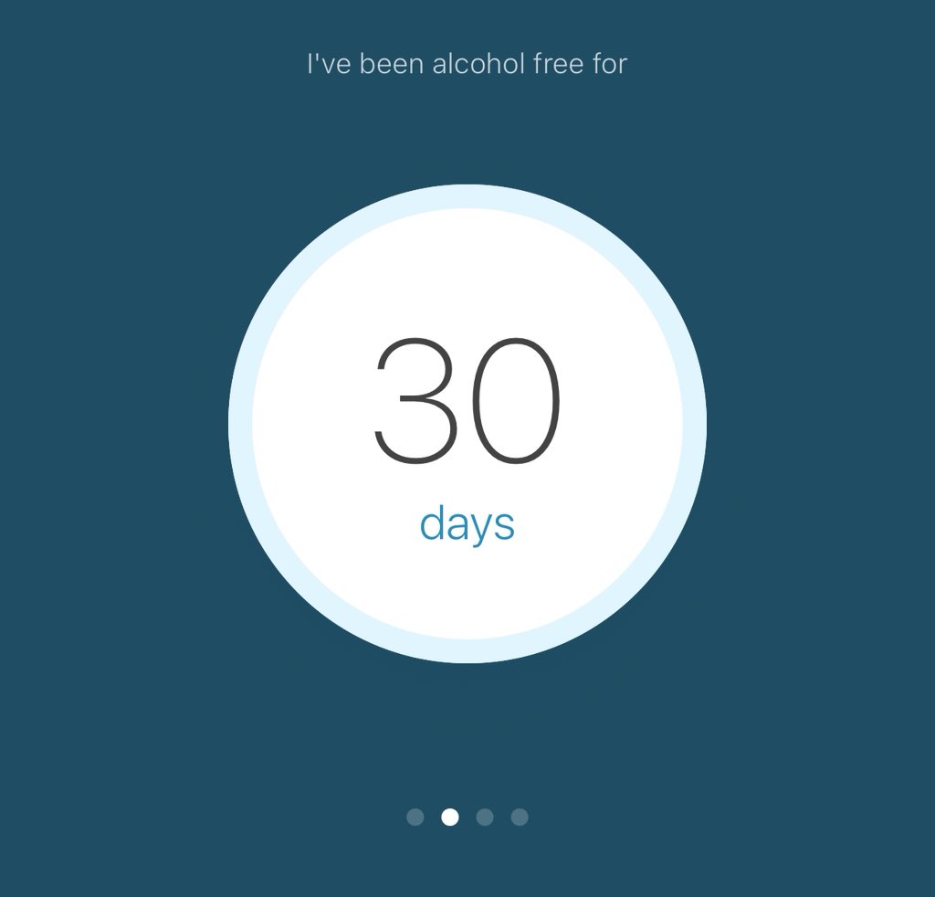 meritforsadness's tweet image. One month off the booze