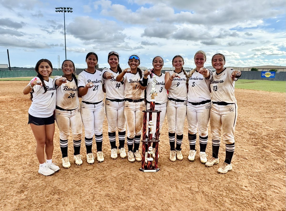 CHAMPIONS 🏆
7 wins. 1 loss.
65 runs scored.
They showed up for each other. They battled every inning. This team didn’t make excuses. They made a statement. #bombernation #wearenotthesame <a href="/AGLSoftball/">AthletesGoLive Softball</a>