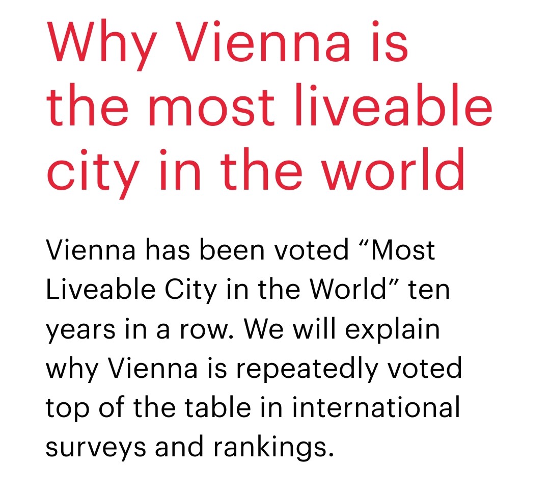 Vienna, the capital of Austria, is widely known in Europe for its rent control.
wien.info/en/livable-vie…