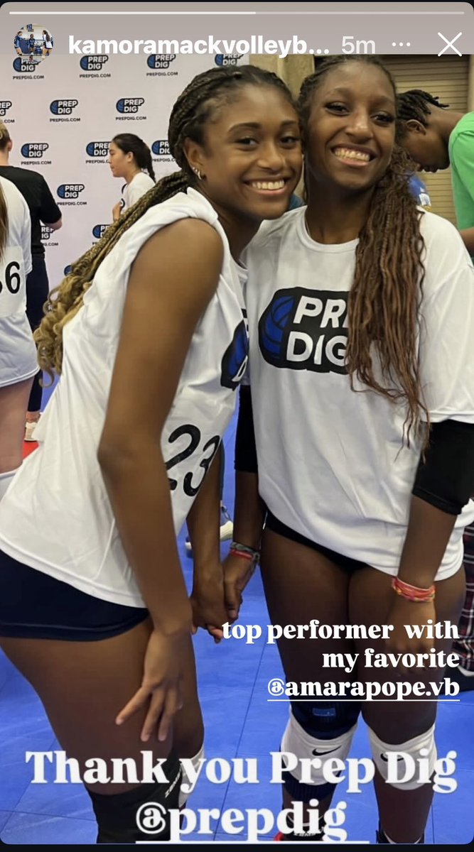 Thank you prepdig ! Top Performer USAV Nationals showcase ! 

Kamora Mack #1 setter ! Loudoun Elite U17 Marissa ! 
Day 1 schedule ! Court 16 
1:30 vs. Integrity 17
3:30 vs. Cali 17 Black