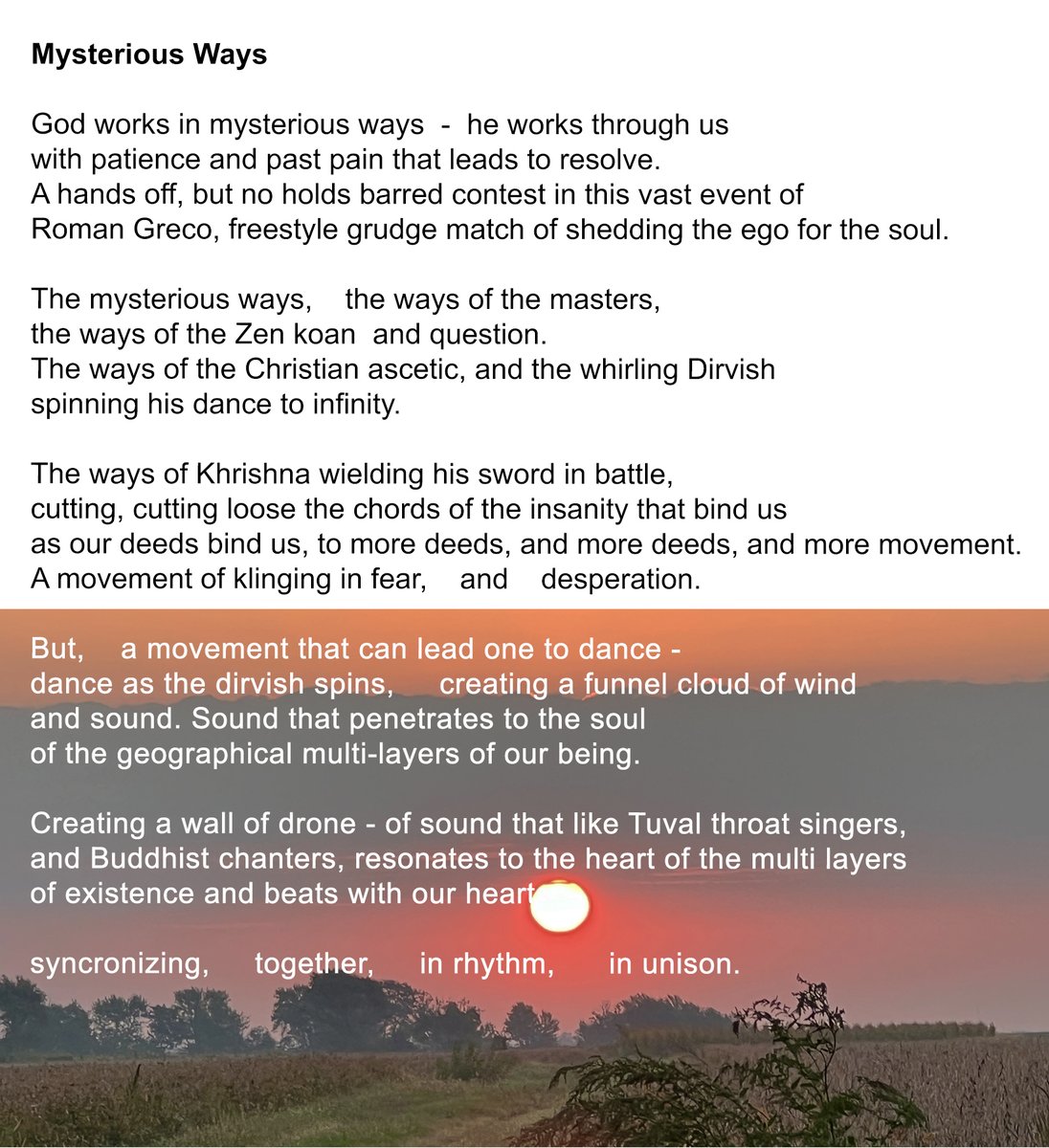 #poetry #poetrylovers #spirituality #newagemusic. Another poem from my as yet unpublished work. An existential observers look.