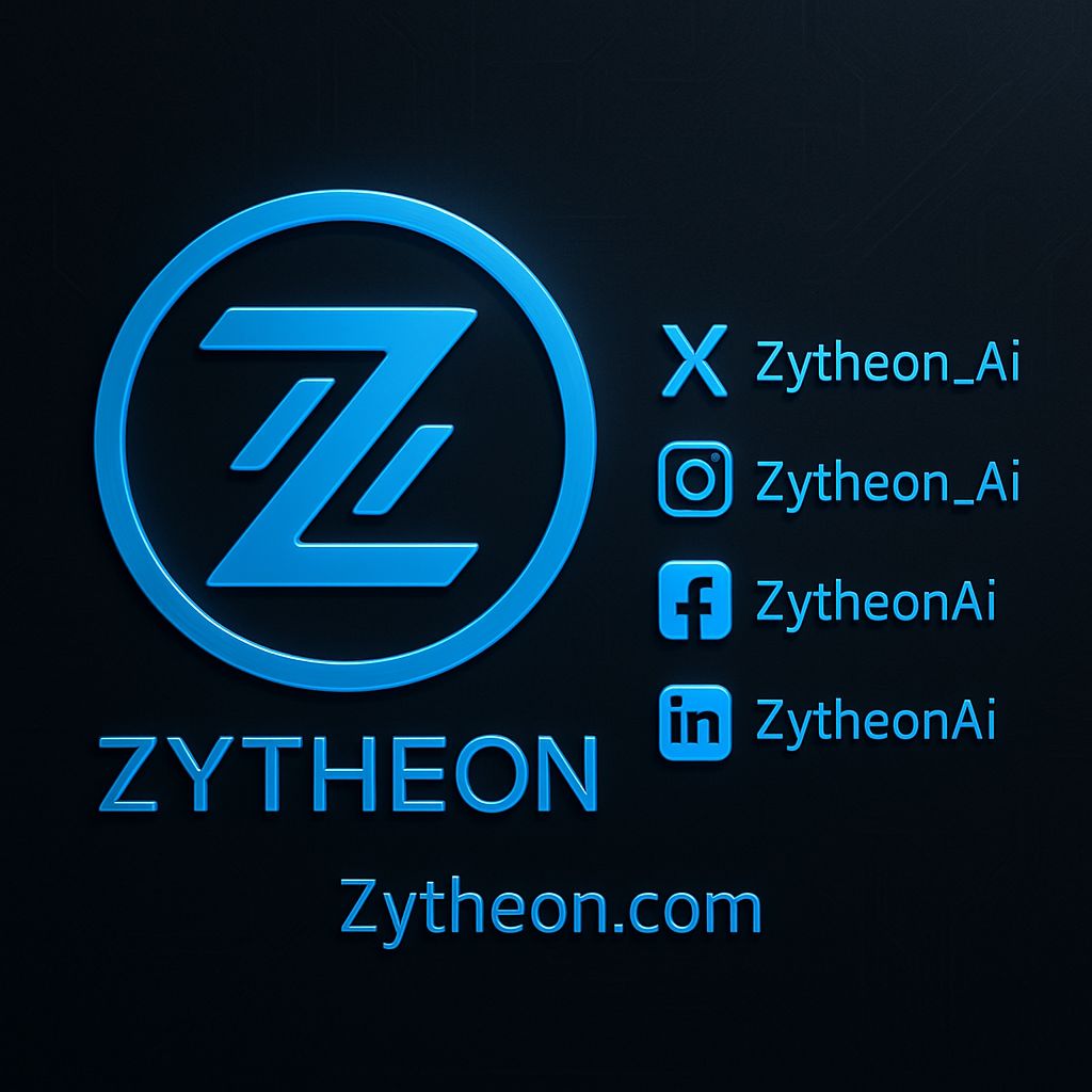 تابعونا على حسابات #زيثيون الرسمية على السوشيال ميديا، واطّلعوا على آخر الأخبار والتحديثات.
Follow #Zytheon official social media accounts for the latest news and updates.

#Zytheon #AI #Tech #Innovation #FutureTech #SmartSolutions