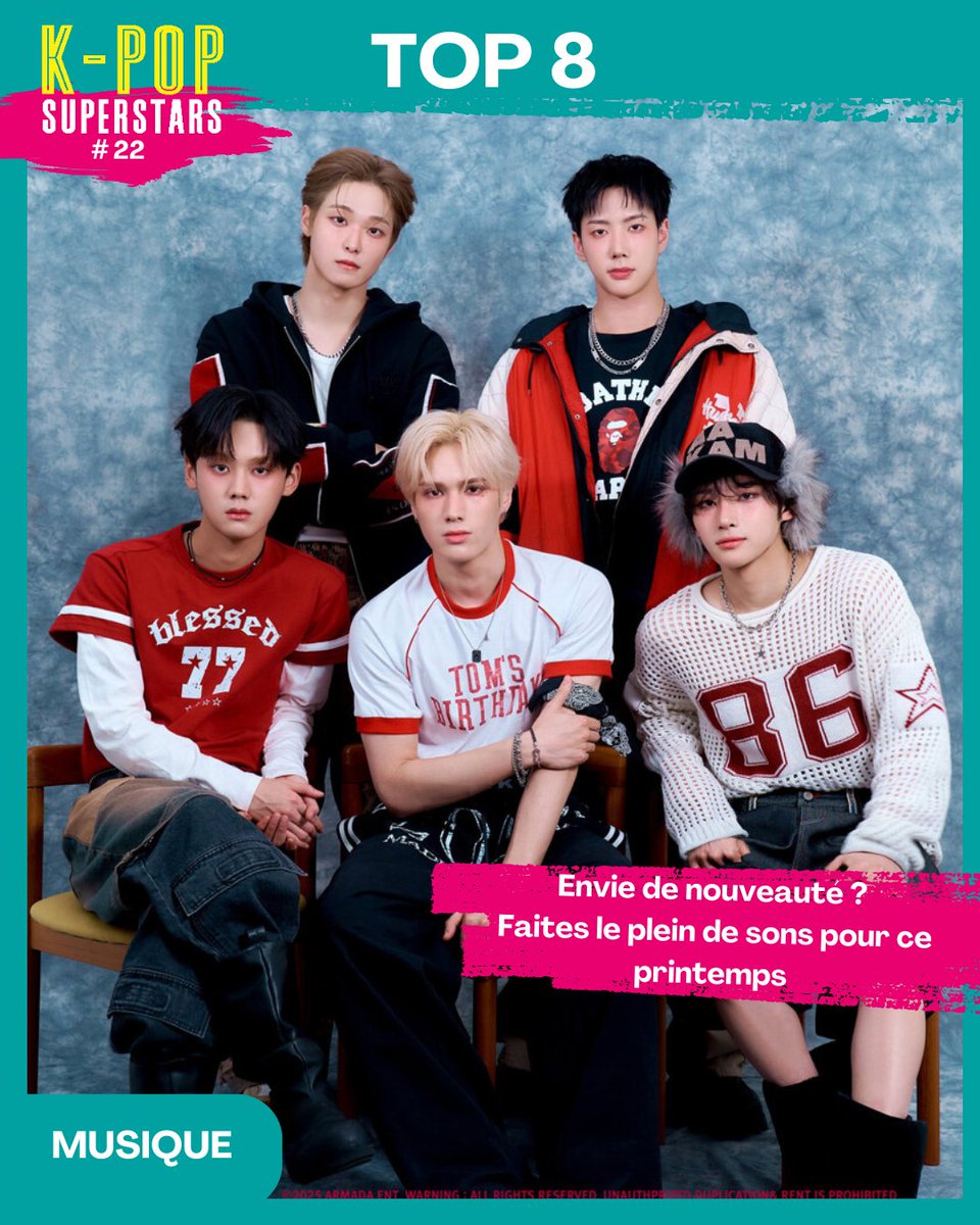 [Musique 🎵]

<a href="/BOYNEXTDOOR_KOZ/">BOYNEXTDOOR</a> , <a href="/weare_bbgirls/">브브걸 (BBGIRLS)</a> , <a href="/CIX_Official/">CIX_Official</a> , <a href="/onepact_/">ONE PACT</a> ... Retrouvez notre sélection du top 8 K-Pop de ce printemps qu’il ne fallait pas louper !

👉 Article complet disponible dans le n°22 de K-Pop Superstars 🎉