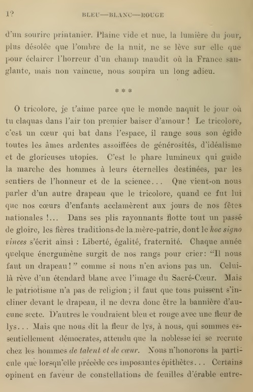 BaratonEdouard's tweet image. Défense du #tricolore par Eva Circé-Côté, journaliste et écrivaine #québécoise , nationaliste, féministe, syndicaliste (1871-1949).
Dans son recueil "Bleu, Blanc, Rouge" publié en 1903.