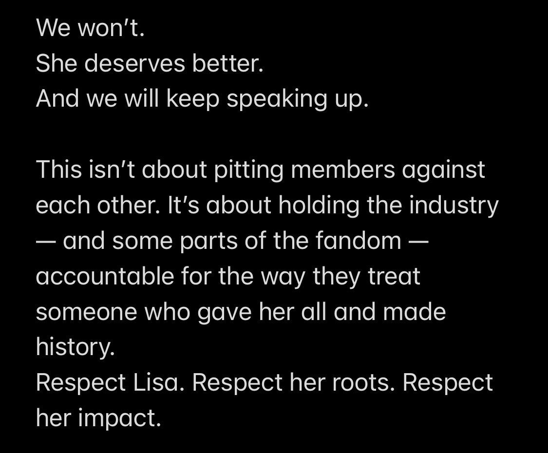 lisastation327's tweet image. #RespectLISA