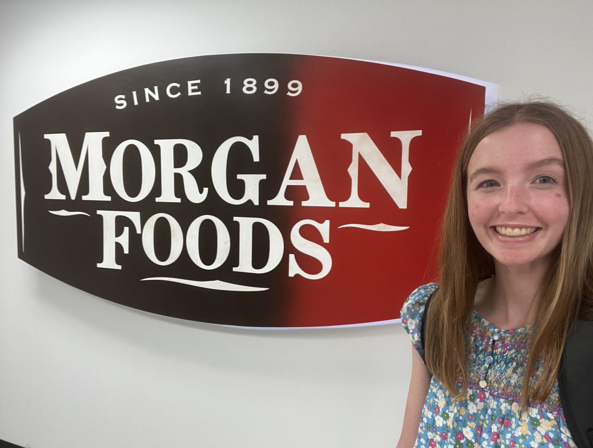 PurdueFoodSci's tweet image. This summer, our students are growing their skill set and knowledge base through internships. Incoming sophomore Ella Rhodes is in Austin, Indiana, interning with Morgan Foods in their R&D department working on allergen-free soups, vegetarian options and sugar-free products.